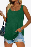 Curved Hem Square Neck Tank • More Colors