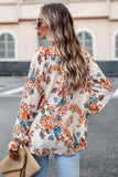 Floral Print Flounce Sleeve Blouse • More Colors