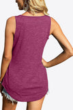 Curved Hem Square Neck Tank • More Colors