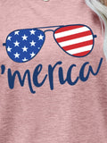 US Flag Glasses Graphic Tee • More Colors