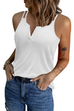 Double-Strap Notched Neck Tank • More Colors