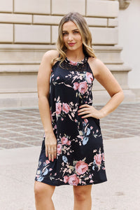 On A Journey Floral Sleeveless Dress