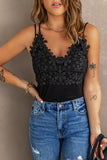 Lace Double Spaghetti Strap Cami Top • More Colors