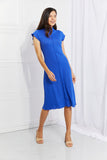 Self Made Woman Mock Neck Dress