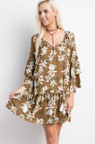 Lovely Lady Floral Print Dress