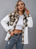 Plaid Collared Neck Button Down Jacket • More Colors