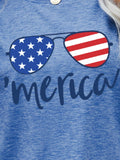 US Flag Glasses Graphic Tee • More Colors