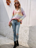Drop Shoulder Pullover Sweater