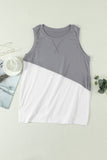 Contrast Round Neck Tank Top • More Colors