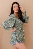 Flora and Fauna Smocked Blouse