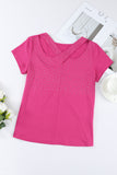 Crisscross Short Sleeve Top