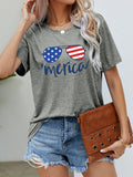 US Flag Glasses Graphic Tee • More Colors
