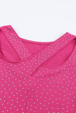 Crisscross Short Sleeve Top