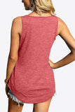 Curved Hem Square Neck Tank • More Colors