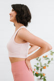 Simplest of Things Cropped Tank in Pastel Pink
