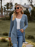 Ribbed Button-up Cardigan with Pockets • More Colors