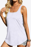 Curved Hem Square Neck Tank • More Colors