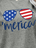 US Flag Glasses Graphic Tee • More Colors