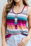 Love Me For Me Multicolored Striped Top