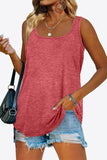 Curved Hem Square Neck Tank • More Colors