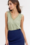 Lace Trim Tank