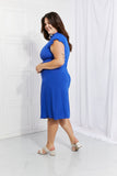 Self Made Woman Mock Neck Dress