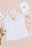 Lace Double Spaghetti Strap Cami Top • More Colors