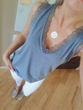 Lace Trim Tank