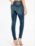 Mid Rise Dark Wash Denim