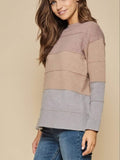 Neutrals Color Block Sweater