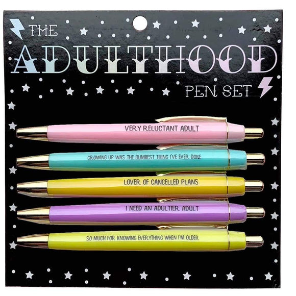 Adulthood Pen Set