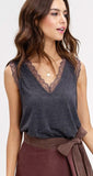 Lace Trim Tank