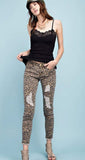 Leopard Skinny Ankle Pant