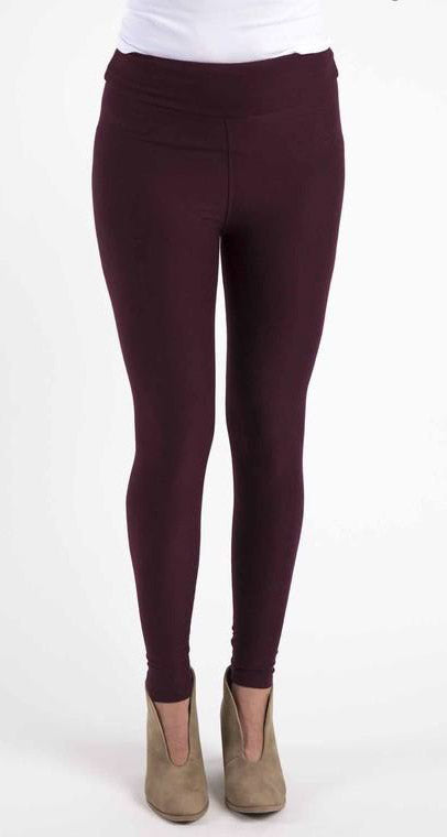 Staple Burgundy Leggings