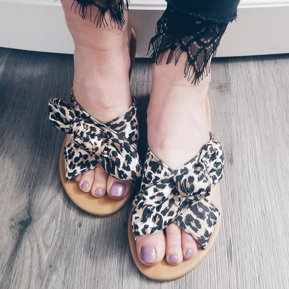Leopard Sandals
