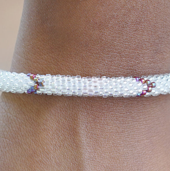 Sweet Summertime Glass Bead Bracelet