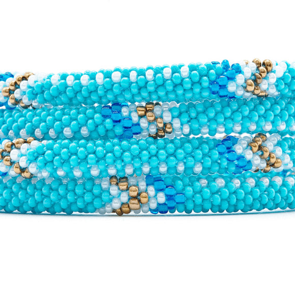 Beach Girl Glass Bead Bracelet
