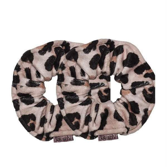 Microfiber Towel Scrunchie - Leopard