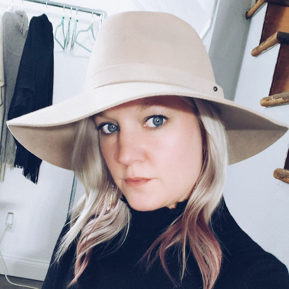 Alanis Panama Hat - Beige