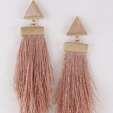 Stone Fringe Earrings