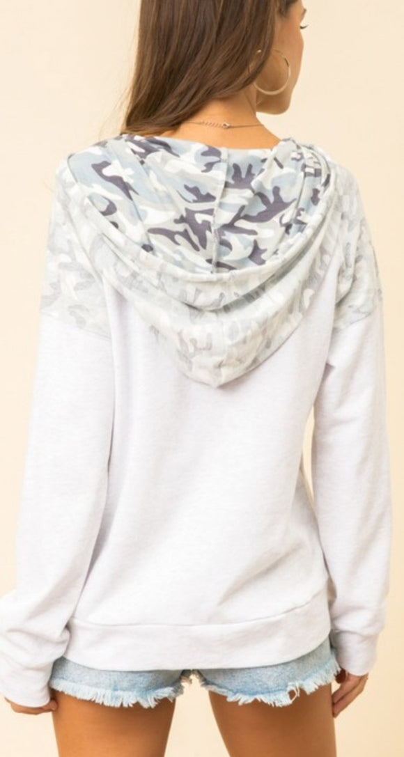 Subtle Camo Lightweight Hoodie