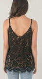 All Over Lace Cami - Black
