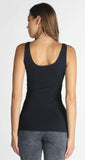 Reversible Comfort Stretch Tank - Black