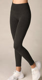 Leopard Seamless Leggings - Charcoal