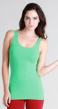 Comfort Stretch Tank/Long Length - Green