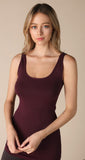 Reversible Comfort Stretch Tank - Italian Plum