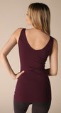 Reversible Comfort Stretch Tank - Italian Plum