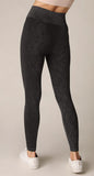 Snake Seamless Leggings - Vintage Black