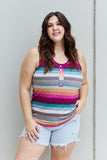 Love Me For Me Multicolored Striped Top