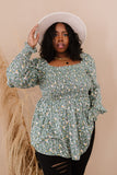Flora and Fauna Smocked Blouse